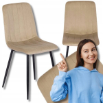 Virtuvės kėdė Mebel Elite Ibis, smėlio spalvos, 1