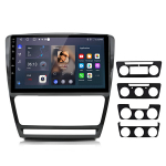 android 10 colių automobilinis radijo Junsun skoda octavia II 1z3 1z5 2008-2013 gps navi wifi carplay andriod auto bt fm rds swc