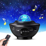Star projektorius Galaxy LED lempa įmontuotas garsiakalbis Multicolor