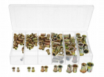 Srieginių kniedžių rinkinys M3-M10, plieninės 150vnt