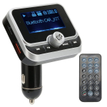 FM modulatorsBluetooth FM Transmitter: Dual USB Car Charger with 1.8" Screen, 76-108MHz