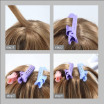 Plaukų formavimo produktai,Natūralūs plaukų &scaron;aknų segtukai | Self-Grip Volume Enhancer | Styling & Wave Tool, oranžinė