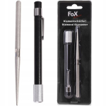 Fox Outdoor Deimantinis peilių galandiklis, sulankstomas, su spaustuku, juodas