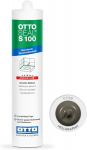 Ottoseal S 100 premium sanitarinis silikonas 300 ml kartridžas C1168 &scaron;viesus grafitas