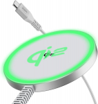 Esr įkroviklis, skirtas magsafe 15 w, qi2 sertifikuotas belaidis iphone įkroviklis, skirtas iphone 15/14/13, airpods 4/3/2 pro, indukcinė įkrovimo stotelė su stipriu magnetu, su 1,5 m a/c laidu, sidabrinis (be maitinimo)