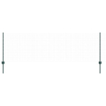 vidaXL Tvorelės stulpas 44 pcs Žalia 120 cm Plienas