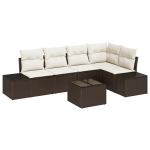 5 dalių sodo sofa komplektas su pagalvėmis, pilka poli ratanas