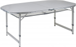 Bo-camp Kempingo baldai Bc Premium Ovalus stalas 150 x 80 cm pilkas