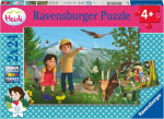 Ravensburger vaiki&scaron;ka dėlionė 05672 Heidi's Adventure 2 x 24 dalys Heidi dėlionė vaikams nuo 4 metų