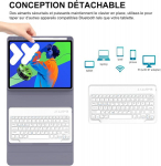 Plan&scaron;etinio kompiuterio klaviatūros dėklas Lenovo Idea Tab Pro 12.7" - Violetinis