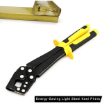 Rankinis metalinio profilio perforatorius-užraktas gipso kartonui, gofravimo įrankis plieniniams varžtams, didelio stiprumo, lengvas, plieninis profilis, fiksuoto skersmens skylės perforatorius, prakti&scaron;kas statyboms namuose, biuruose, sandėliuose ir kt.