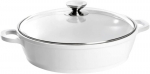 Berndes Vario Click Induction White 032169 tro&scaron;kintuvas su stikliniu dangčiu, 32 cm