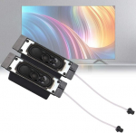 Leapiture 2 vnt. 8 omų 10 W Tv garsiakalbis Tv dėžutės garsiakalbis garso stiprintuvas Tv garso juostos keitimo blokas Lcd televizoriui reklamos grotuvui