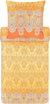 Bassetti Ragusa 9321859 patalynės komplektas + 1 pagalvės užvalkalas, pagamintas i&scaron; 100% medvilnės satino, aukso spalvos Y1, matmenys: 155 x 220 cm + 1 K 80 x 80 cm