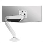 Monitoriaus laikiklis Hillport baltas monitoriaus laikiklis 17-43 colių pc monitoriaus laikiklis ekrano laikiklis maksimali apkrova 13,5 kg, vesa 75 ir 100 mm stalo laikiklis monitoriaus rankena m7p