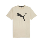 Treniruočių mar&scaron;kinėliai vyrams PUMA TRAIN FAV HEATHER CAT TEE Putty - 52235290, smėlio spalvos