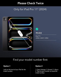 Esr dėklas su klaviatūra, skirtas ipad pro 11 colių (m4 2024), dėklas su reguliuojamu magnetiniu stovu, auk&scaron;tas/paauk&scaron;tintas režimas, nuimamas apsauginis dėklas, rebound 360 serija, juodas