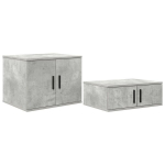 Sandėliavimo Spinta Betono Pilkos 108x41x40 cm I&scaron; Dirbtinės Medienos