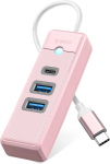 Orico Usb-c &scaron;akotuvas, 3 prievadai, 2x Usb-a, 1x Usb-c, 5gbps
