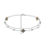 Sidabrinė kojos grandinėlė Lucky AN127