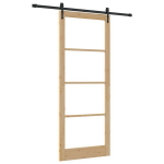 vidaXL Slankios durys Natūrali 93 x 232 cm