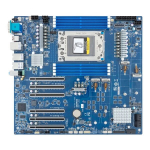 Płyta gł&oacute;wna Gigabyte MH53-G40 1x sTR5 AMD ryzen Threadripper PRO 7000 WRX90 (8X DIMM, 4x SATA, 1x MCIO 8i, 4xM.2, 2x 10Gbe, E-ATX)