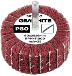 &Scaron;lifavimo diskas su neaustiniu audiniu, 60x25x6 mm, P80