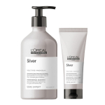 Loreal Silver Shampoo 500Ml + Loreal Silver Conditioner 200Ml New