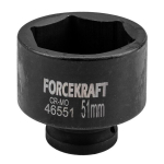 3/4" 51mm 6-kampė galvutė