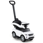 Stumdukas vaikams Land Rover Discovery, 85x40x95 cm, baltas/juodas