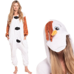 Moteri&scaron;ka Vientisa Pižama Kigurumi Kombinezonas Sniego Senis Olafas 155-165 Cm M