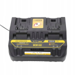 Pakaitinė dalis akumuliatoriaus įkroviklis DeWalt DCB102 &ndash; Dvigubas įkrovimas, Protingas įtampos valdymas, Įėjimas 110&ndash;240V