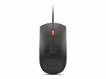 Lenovo - Maus - optisch - 3 Tasten - kabelgebunden - USB - Schwarz, Rot