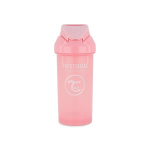 Buteliukas su &scaron;iaudeliu Twistshake 78588, 360 ml, nuo 6 mėn, rožinis