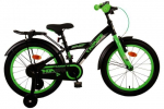Vaiki&scaron;kas dviratis Volare Thombike, 18", juodas/žalias