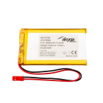 Li-Po LP475085 Akyga AKY0156 3.7V / 2500mAh PCM akumuliatorius JST 2 kontaktų jungtis 150mm