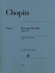 Berceuse Des-dur op. 57 f&uuml;r Klavier zu zwei H&auml;nden. Revidierte Ausgabe von HN 320, Berceuse Des-dur op. 57 f&uuml;r Klavier zu zwei H&auml;nden. Revidierte Ausgabe von HN 320