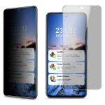 &bdquo;IMAK&ldquo; Tempered Glass juodas apsauginis ekrano stiklas - privatumo (Galaxy S21 FE 5G)