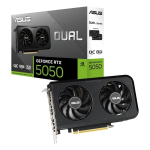 Grafikos plok&scaron;tė - ASUS - DUAL RTX 5050 O8G - 8 GB GDDR6 - 320 GB/s - 8K 120Hz