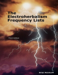 The Electroherbalism Frequency Lists, The Electroherbalism Frequency Lists
