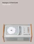 Analogue: A Field Guide, Analogue: A Field Guide