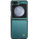 &bdquo;CaseMe&ldquo; Leather plastikinis dėklas - žalias (Galaxy Flip7 FE / Flip6)