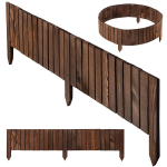 KADAX medinė ritininė tvora, L110, auk&scaron;tis 20 cm, ruda