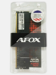 Operatyvioji atmintis (RAM) AFOX AFLD44PK1P DDR4 4GB 3200MHz 288-pin DIMM, 1x4GB, 1.2V, PC, CE