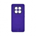 &bdquo;Evelatus Xiaomi Redmi Note 14 Pro 4G / Poco X7&ldquo; auk&scaron;čiausios kokybės magnetinis, mink&scaron;tas silikoninis dėklas, violetini