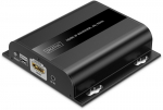 HDMI IP imtuvas - DIGITUS - DS-55352 - UHD 4K 60Hz - HDMI 2.0 - Nuotolis 200m - CAT6 - Juodas