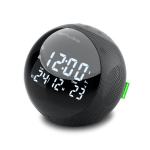 Bluetooth radijas-budilnikas - MUSE - M197BT - 5W - Dviguba aliarmas - NFC - USB-C - Juodas