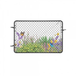 Grandinėlių tvoros varteliai 2.2-6 m x 1.8 m, be stulpų