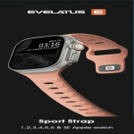 I&scaron;manusis laikrodis &bdquo;Evelatus&ldquo; laikrodis 38 / 40 / 41 sportinis silikoninis dirželis &scaron;viesiai rožinis
