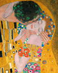 Deimantinė mozaika Klimtas. Mylėtojai LG382e, 40x50 cm, Diamond painting